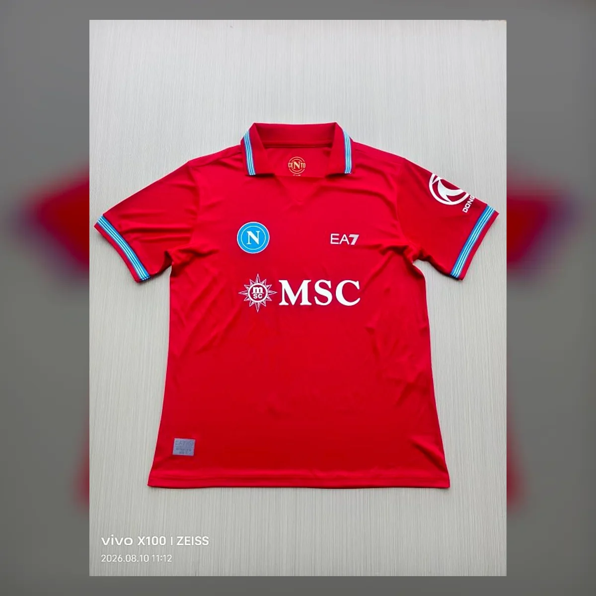 חולצת נאפולי שלישית 2026/27 – גרסת אוהדים — חולצת כדורגל, חזית
