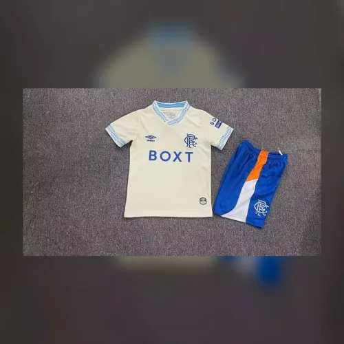 סט ילדים של גלאזגו ריינג׳רס חוץ 2026/27 – גרסת אוהדים — סט ילדים